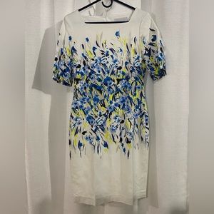 L.K. Bennett floral pattern dress,
